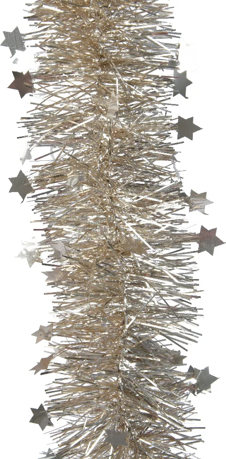 Decoris kerstslinger Rita wit 2,70 m