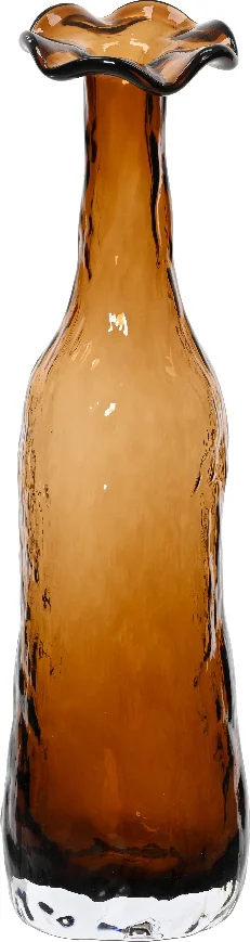Decoris vaas Syrup bruin D 10,5 H 41 cm