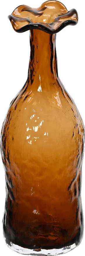 Decoris vaas Syrup bruin D 9,5 H 27,5 cm