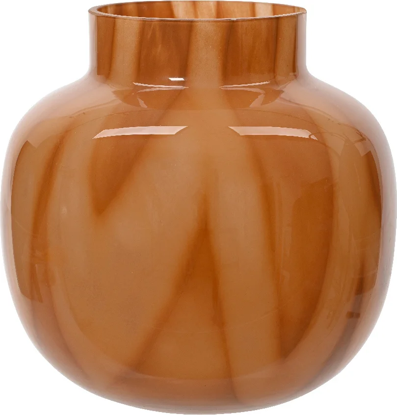 Decoris vaas Cider bruin D 20 H 19 cm