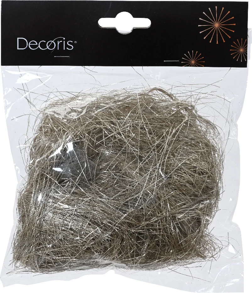 Decoris engelenhaar crème 5 x 15 x 15
