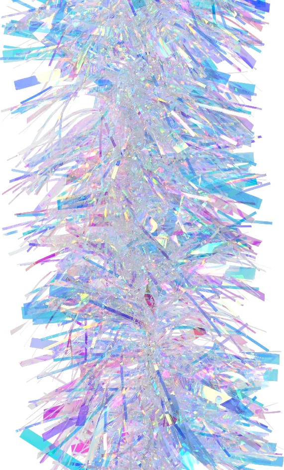 Decoris kerstslinger Ruban transparant L 2 m D 15 cm