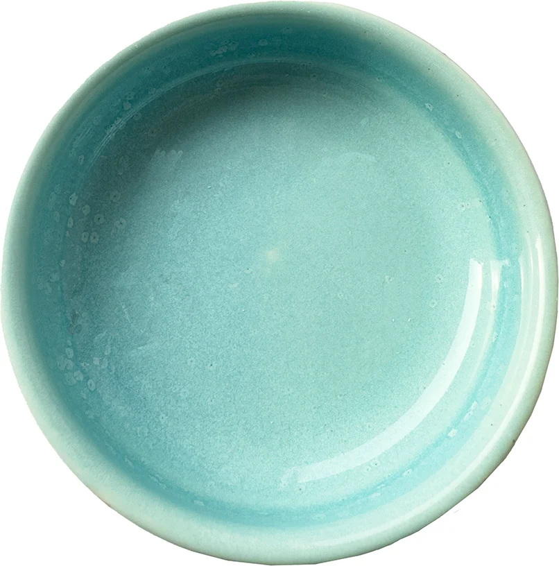 Boles d'olor decoratieschaal Amber Stoneblokjes blauw D 8,9 H 2,6 cm