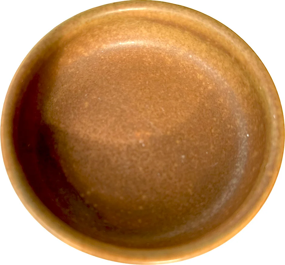 Boles d'olor decoratieschaal Amber Stoneblokjes bruin D 8,9 H 2,6 cm