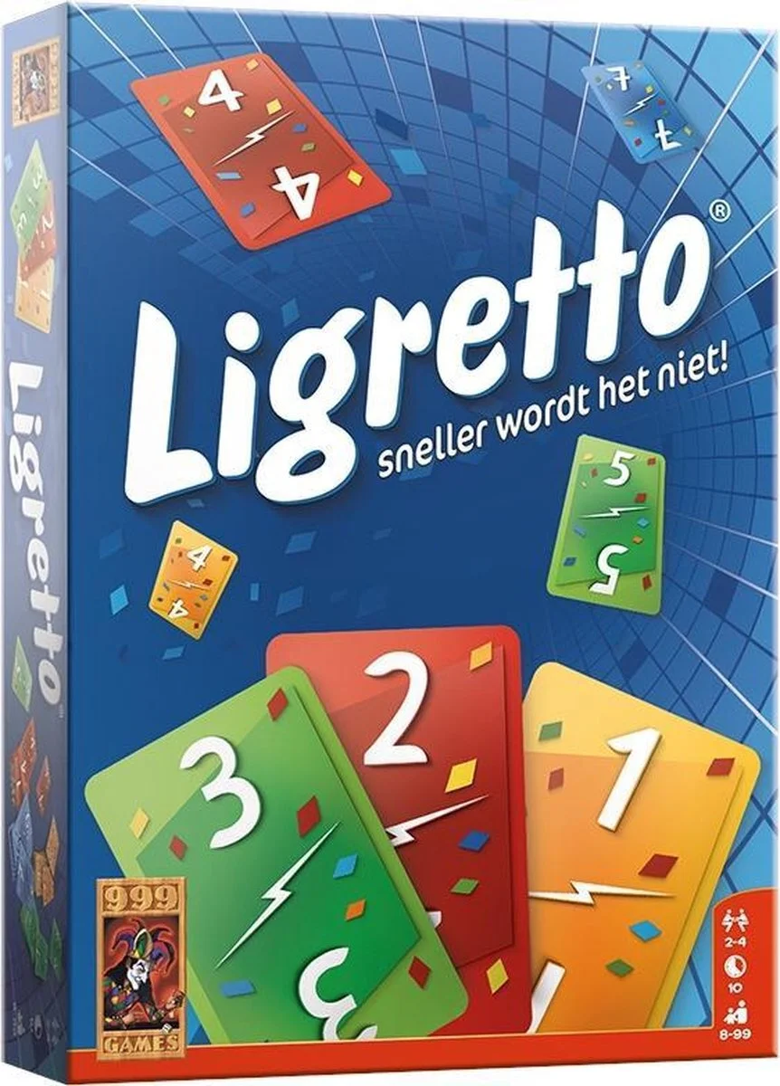 999 Games kaartspel Ligretto blauw 8+ jr