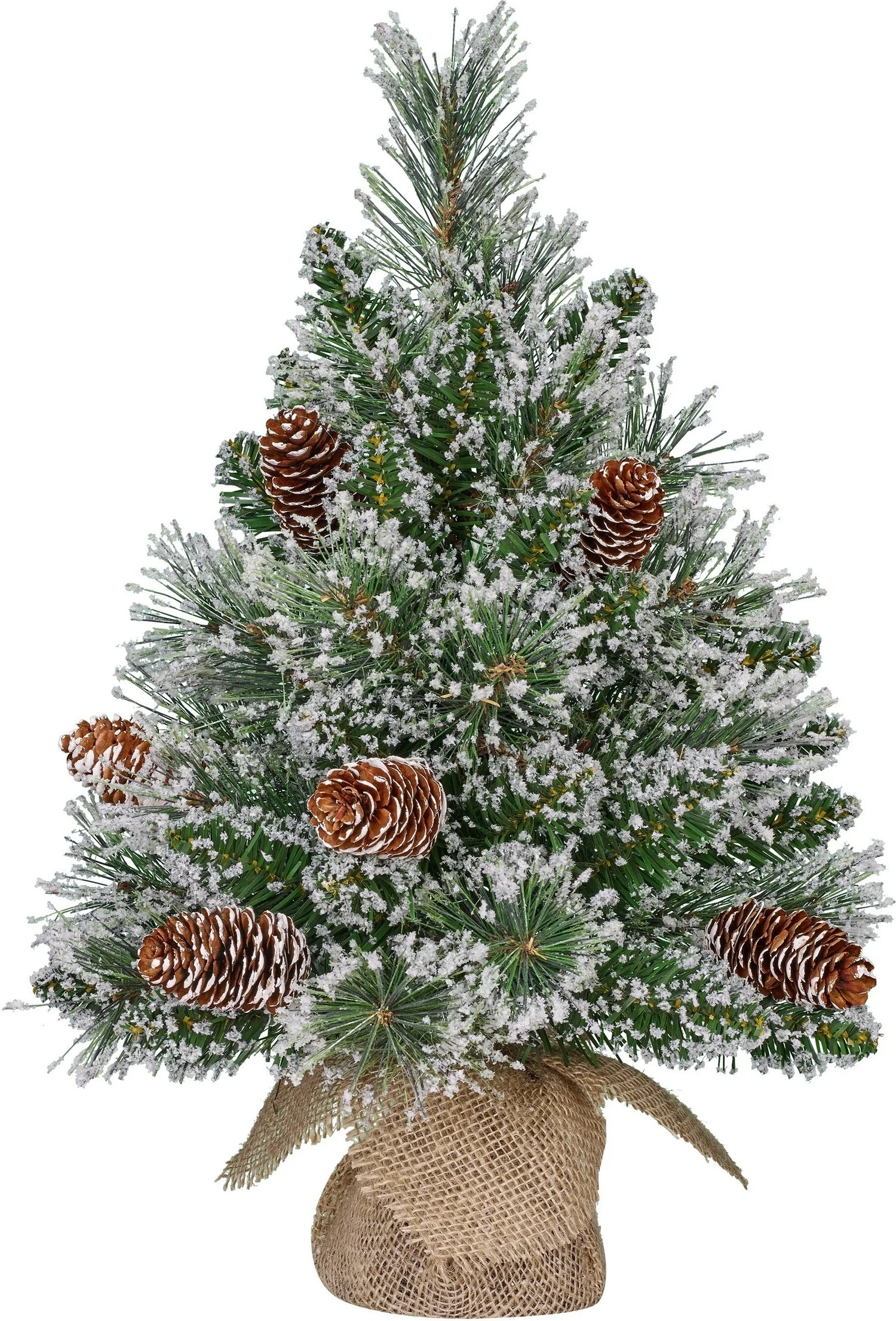Black Box mini kunstkerstboom Vandans besneeuwd D 30 H 45 cm