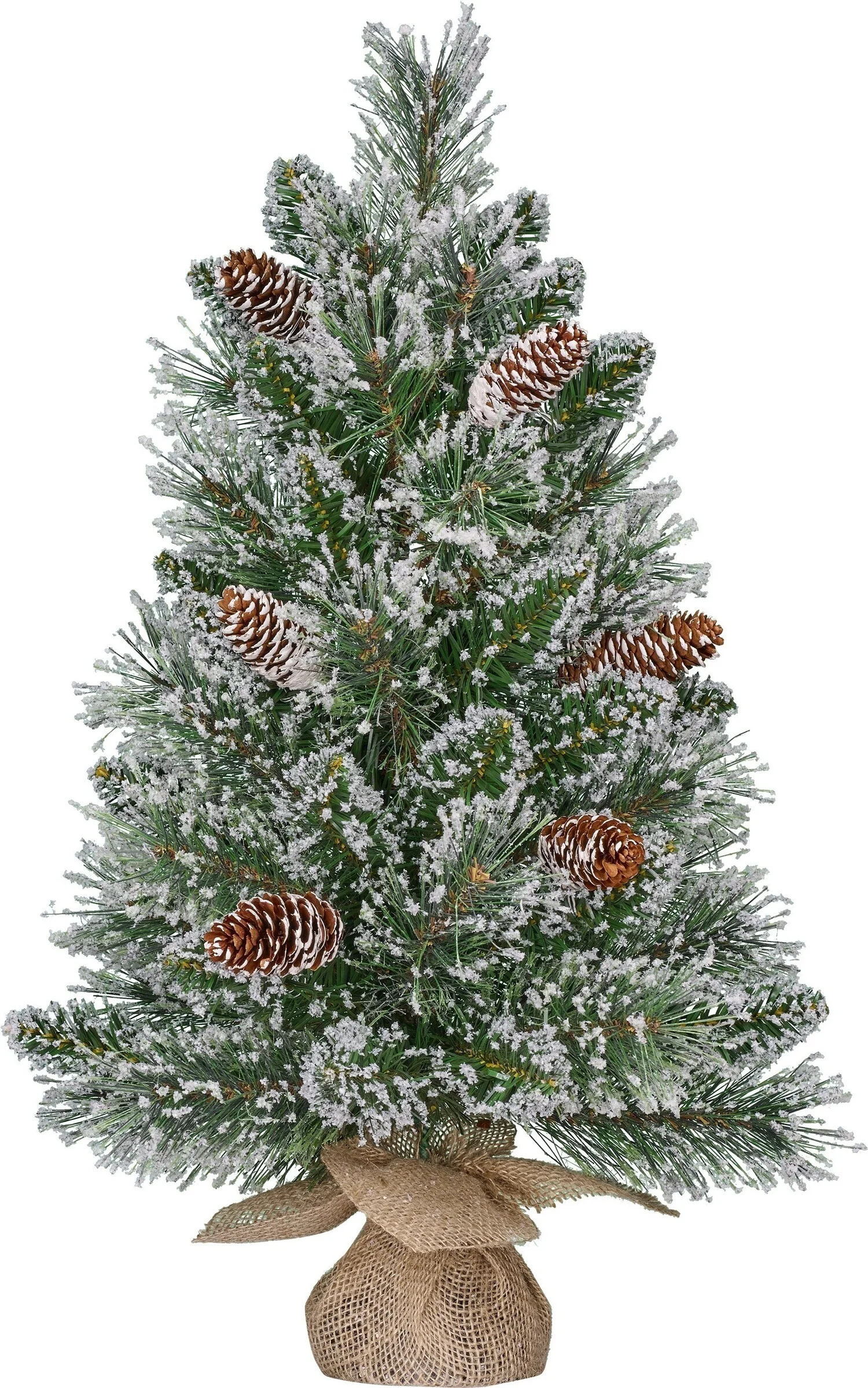 Black Box mini kunstkerstboom Vandans besneeuwd D 36 H 60 cm