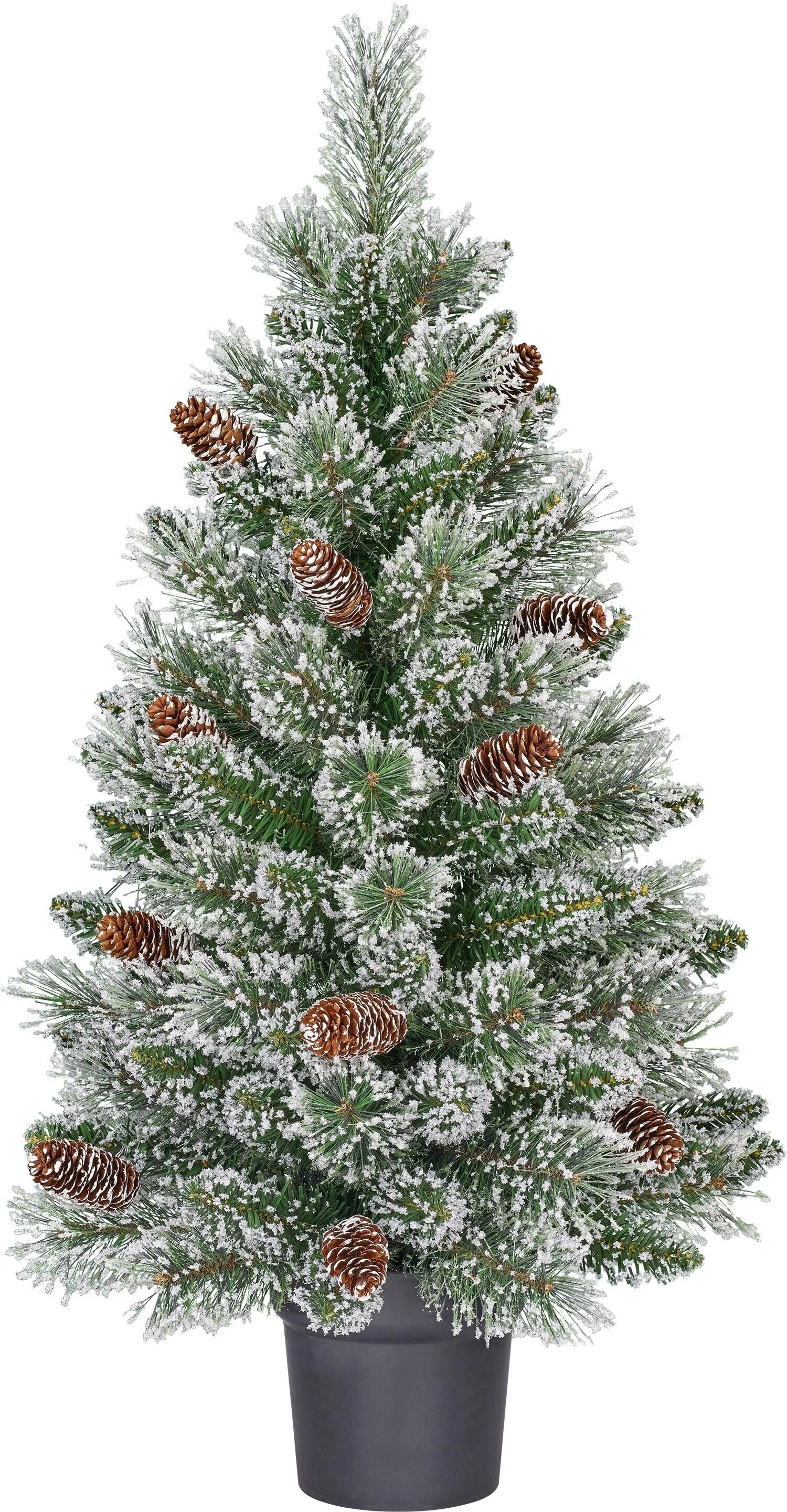 Black Box kunstkerstboom Vandans besneeuwd D 48 H 90 cm