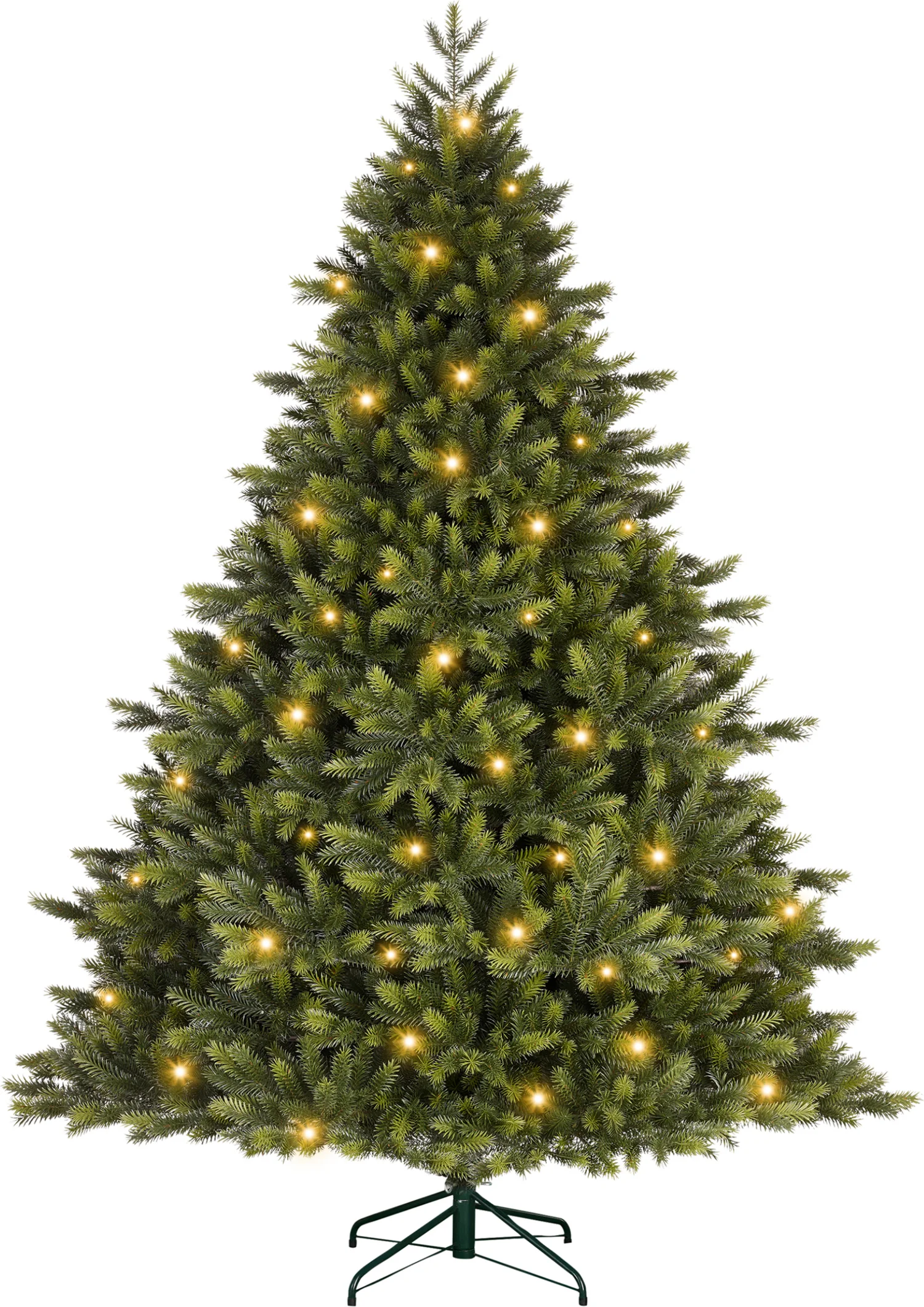 Black Box kunstkerstboom Kodiak met 320 lampjes warm wit D 150 H 230 cm