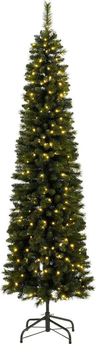 Black Box kunstkerstboom Pencil Deluxe met 250 lampjes warm wit D 56 H 185 cm