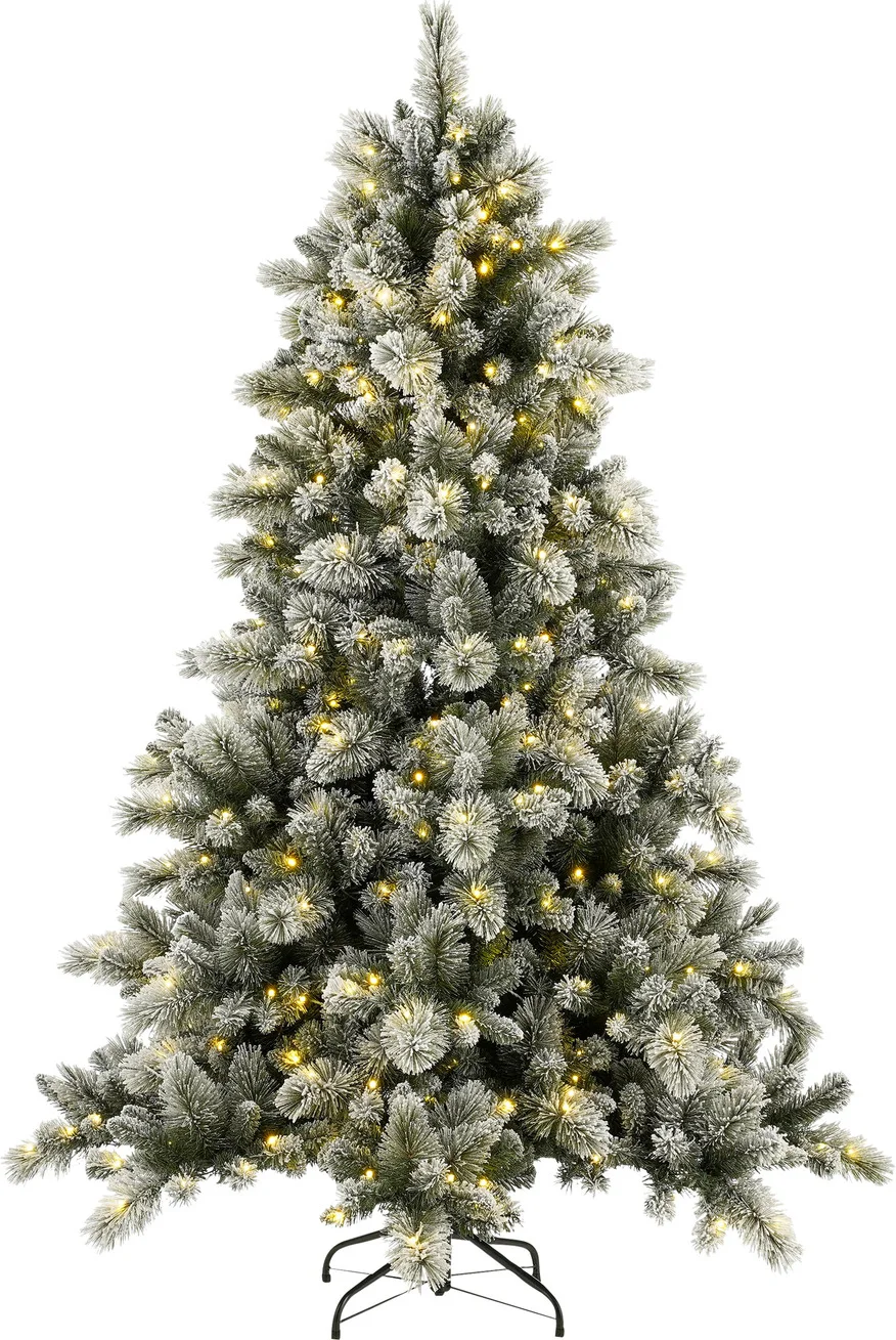 Black Box kunstkerstboom Vancouver besneeuwd met 550 lampjes warm wit D 155 H 240 cm