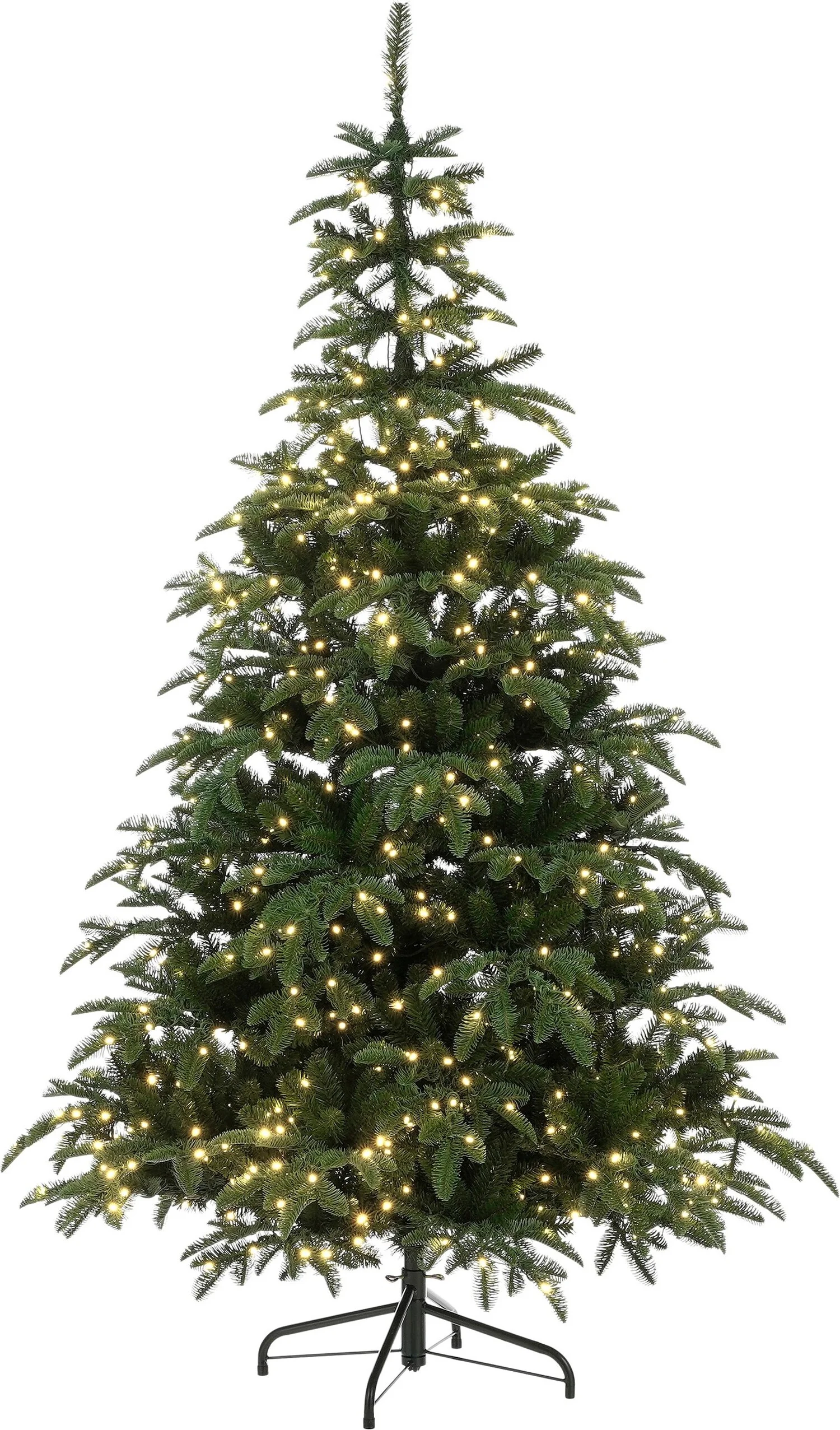 Black Box kunstkerstboom Nordmann met 1000 lampjes warm wit D 140 H 240 cm