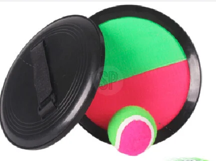 Buitenspel vangbal 3-delig groen / roze
