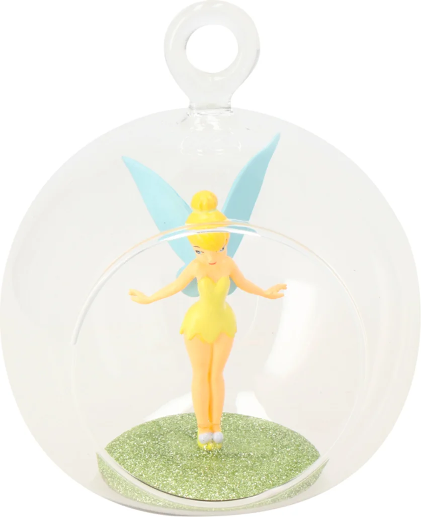 Disney kerstbal Peter Pan tinkerbell groen D 10 cm