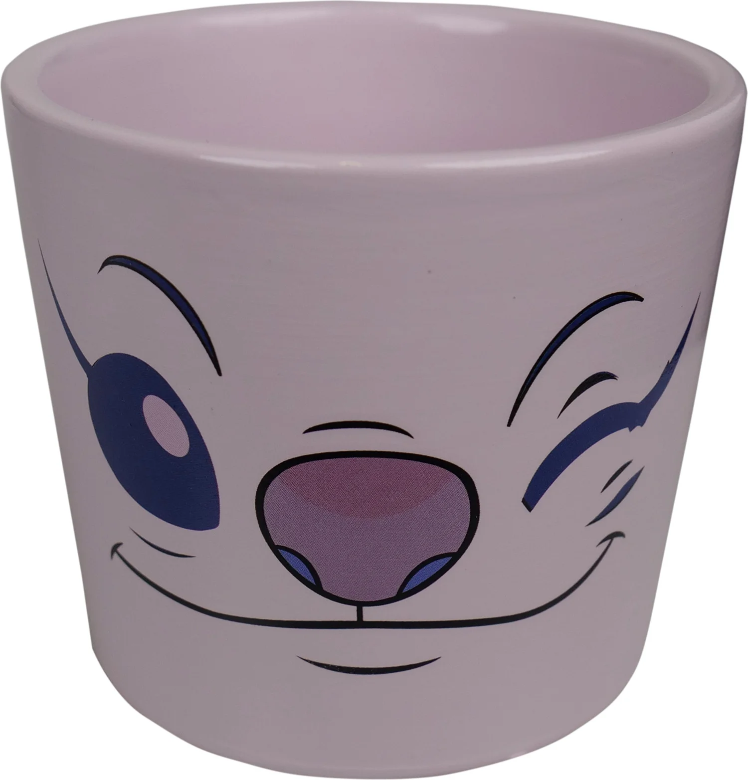 Disney bloempot Stitch knipoog paars D 8,5 H 7,5 cm