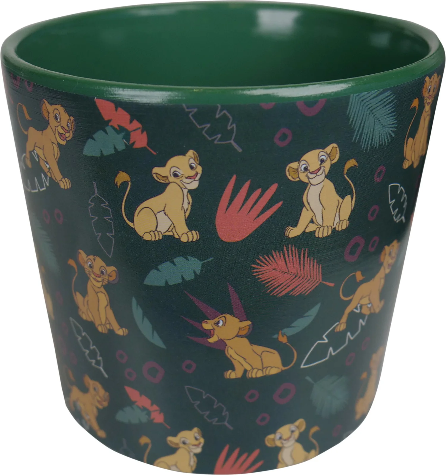 Disney bloempot Leeuwenkoning simba groen D 8,5 H 11 cm