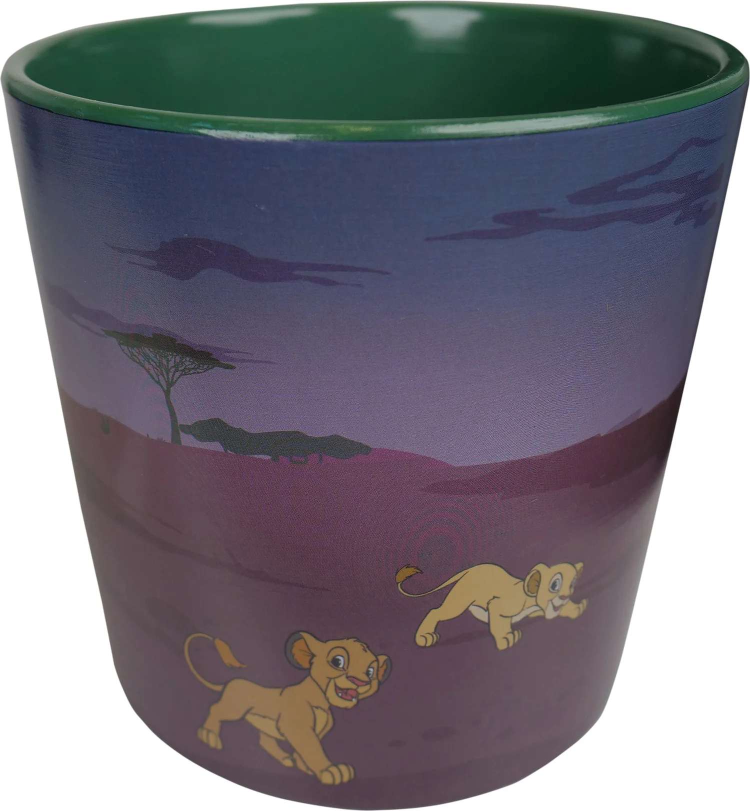 Disney bloempot Leeuwenkoning paars D 14,5 H 14 cm