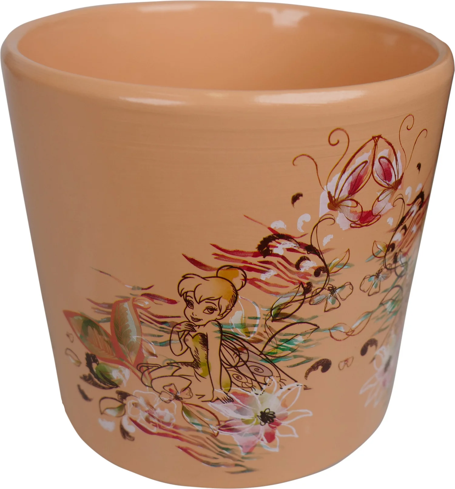 Disney bloempot Peter tinkerbell Pan oranje D 8,5 H 11 cm