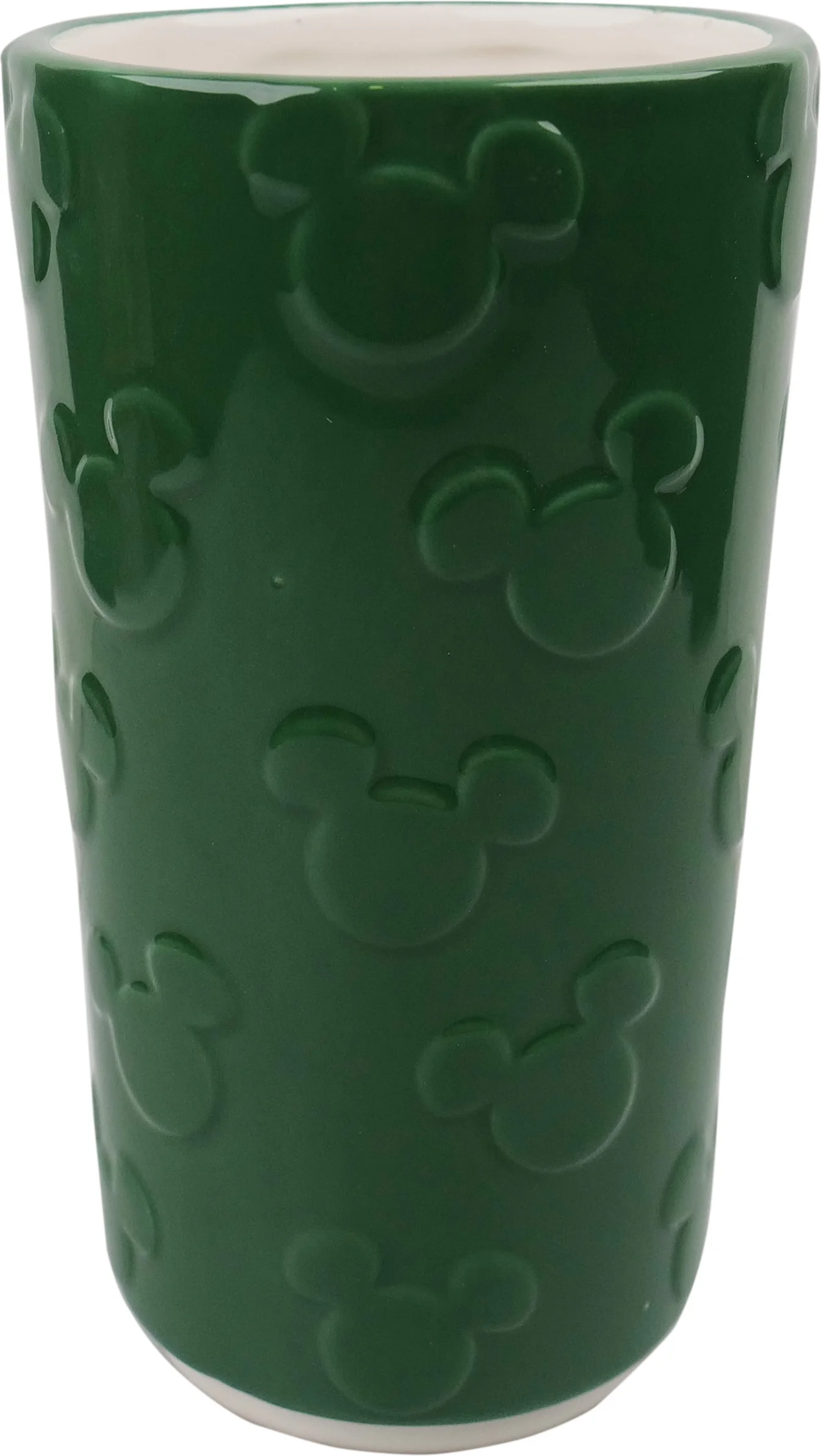 Disney bloempot Mickey en Vrienden relief donker groen D 8,5 H 11 cm