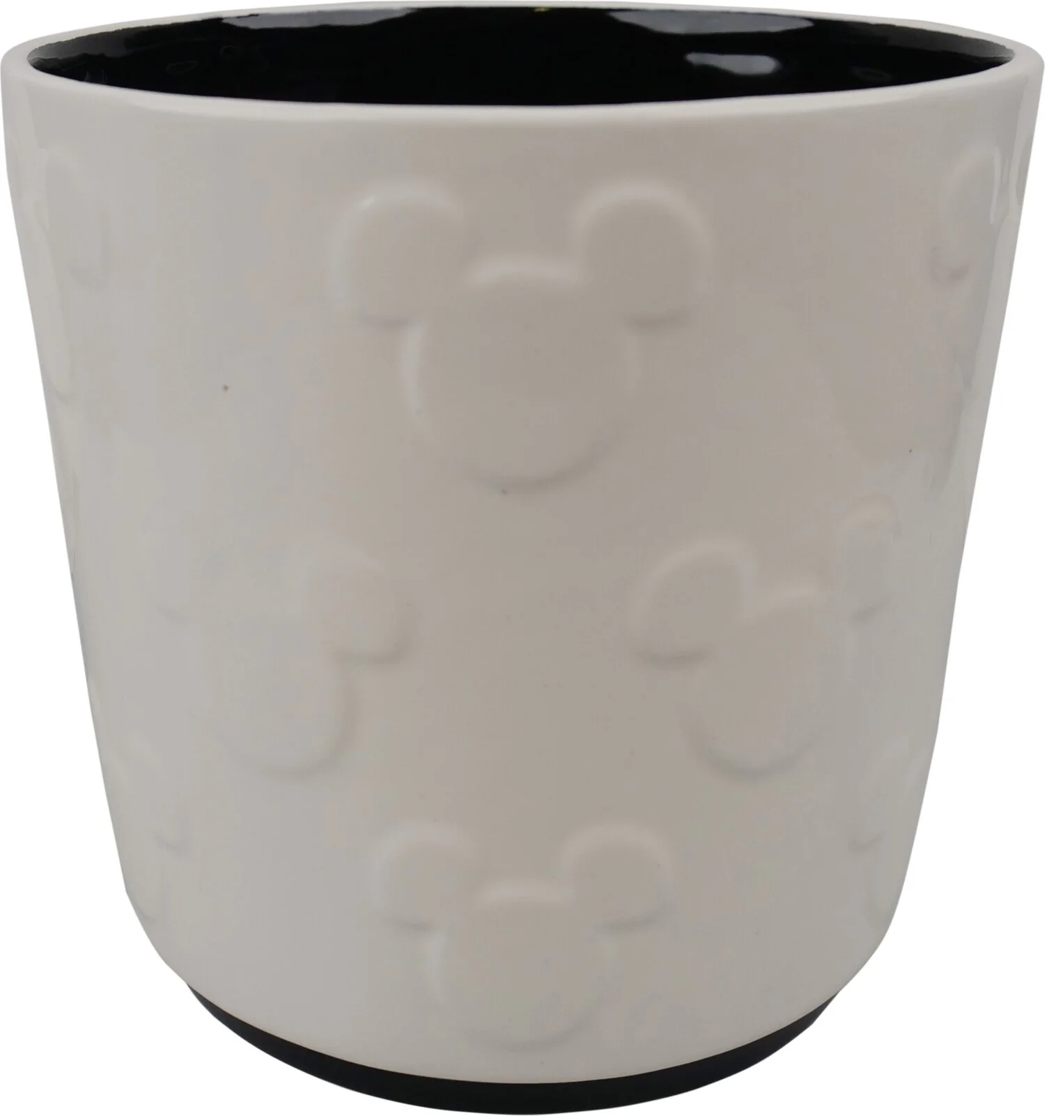 Disney bloempot Mickey en Vrienden relief wit D 8,5 H 11 cm