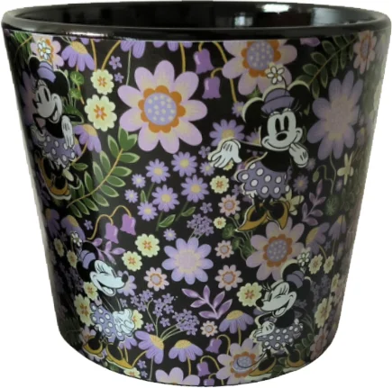 Disney bloempot Mickey en Vrienden minnie zwart D 8,5 H 11 cm