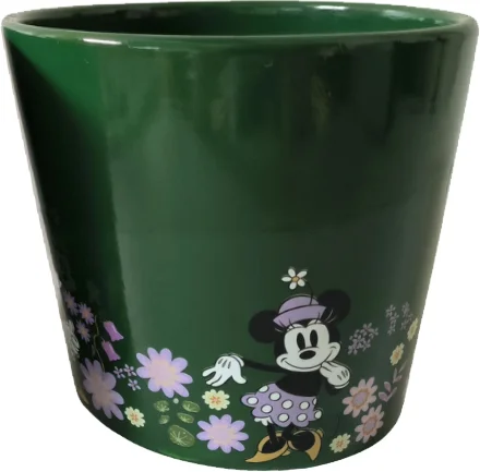 Disney bloempot Mickey en Vrienden minnie groen D 14,5 H 14 cm