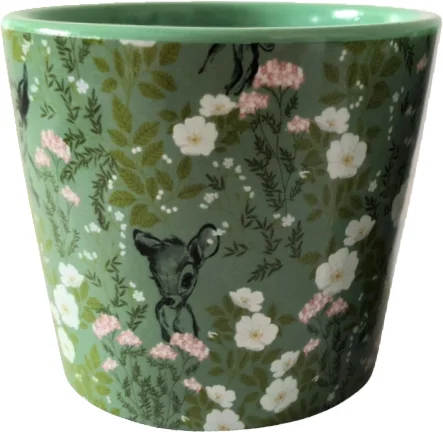Disney bloempot Bambi groen D 8,5 H 7,5 cm