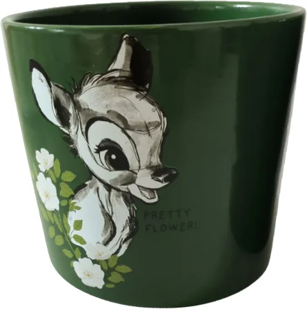 Disney bloempot Bambi licht groen D 14,5 H 14 cm