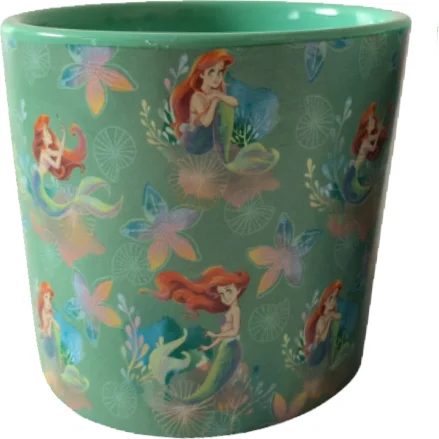 Disney bloempot Kleine Zeemeermin groen D 8,5 H 7,5 cm