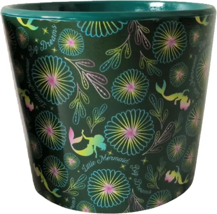 Disney bloempot Kleine Zeemeermin groen D 8,5 H 11 cm