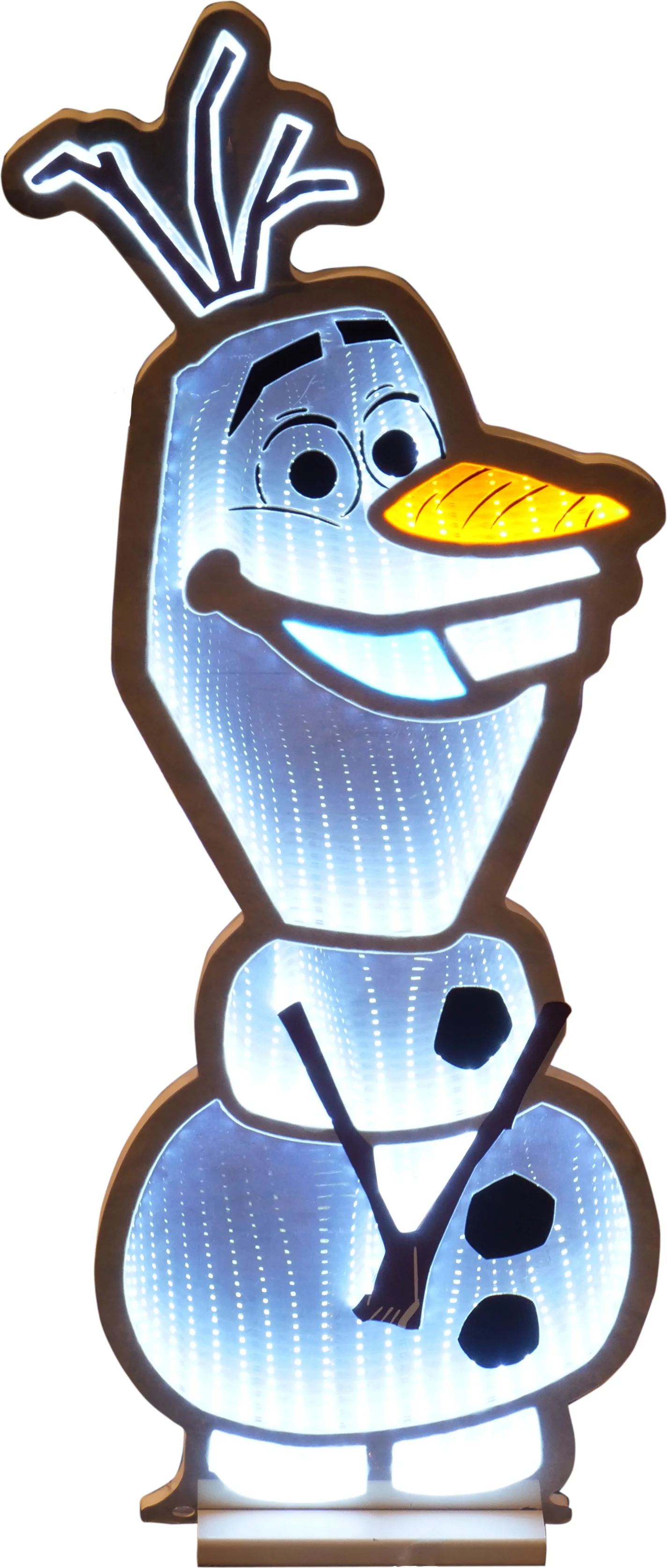 Disney kerstfiguur Frozen Olaf met verlichting 64 x 25,5 x 1,3 cm