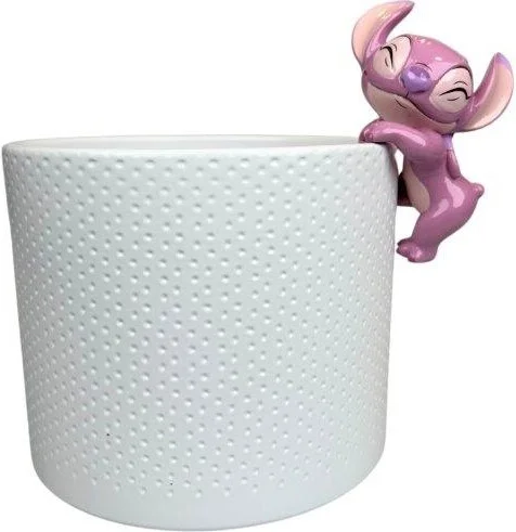 Disney bloempot Buddy Angel wit 6 x 5 x 10 cm