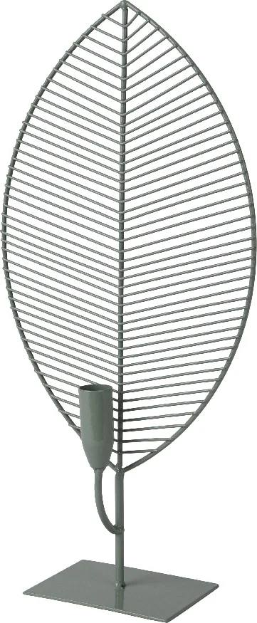 Decoris kandelaar groen 8 x 20 x 40 cm
