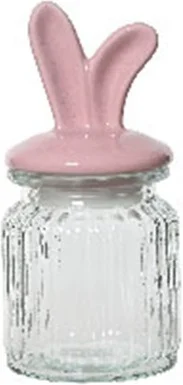 Decoris voorraadpot Nova roze D 8 H 17 cm