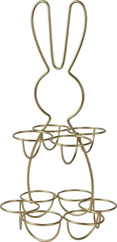 Decoris eierhouder Sam goud D 17 H 32 cm