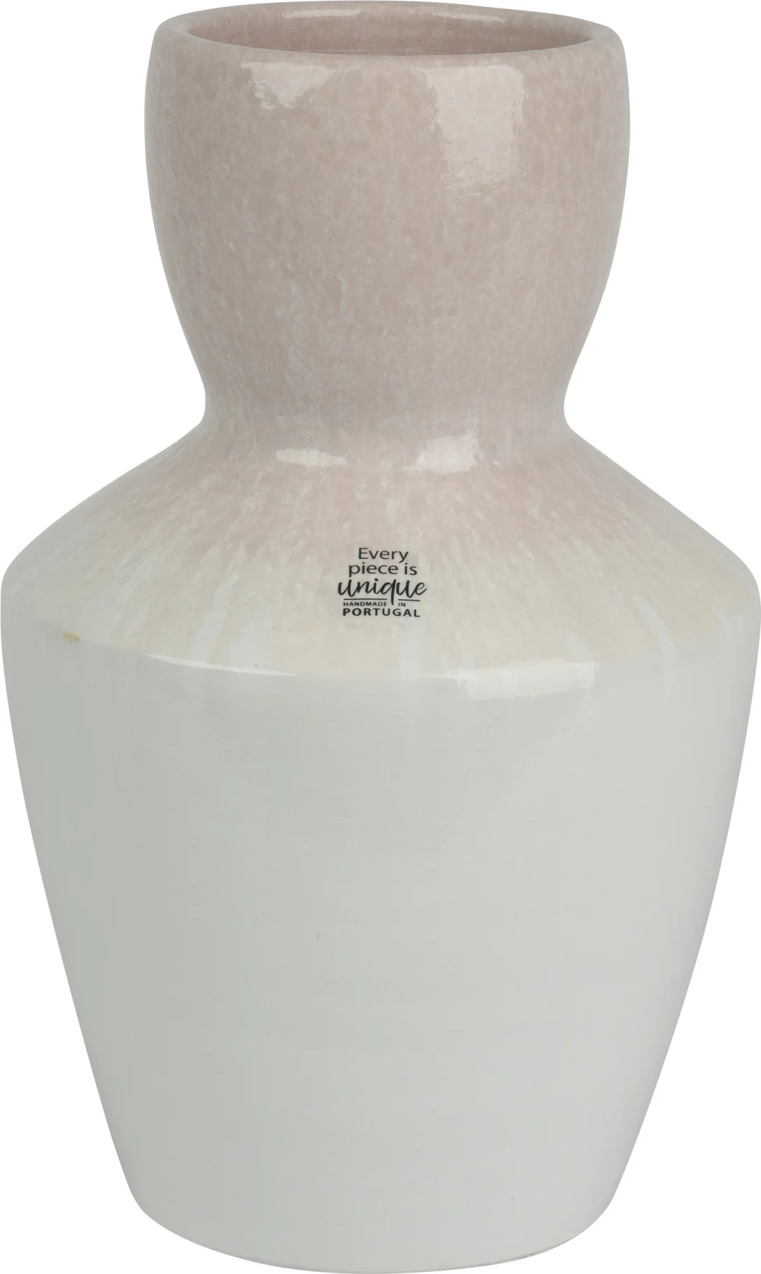 Decoris vaas Won wit / crème D 19 H 30 cm