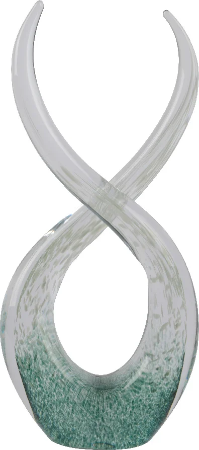 Decoris beeld Aqua groen 15,5 x 7,5 x 33 cm