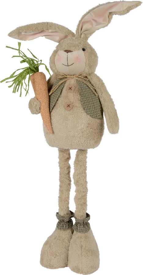 Decoris paasdecoratie Cigam konijn bruin 23 x 13 x 94 cm