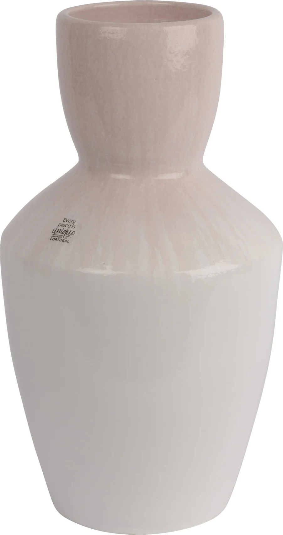 Decoris vaas Won wit / crème D 23 H 40 cm