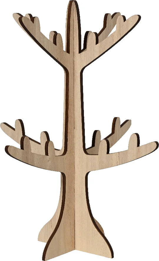 Decoris paashanger standaard boom naturel 22 x 22 x 28 cm