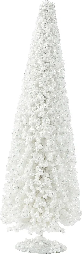 Decoris decoratieboom Foam wit D 17 H 50 cm