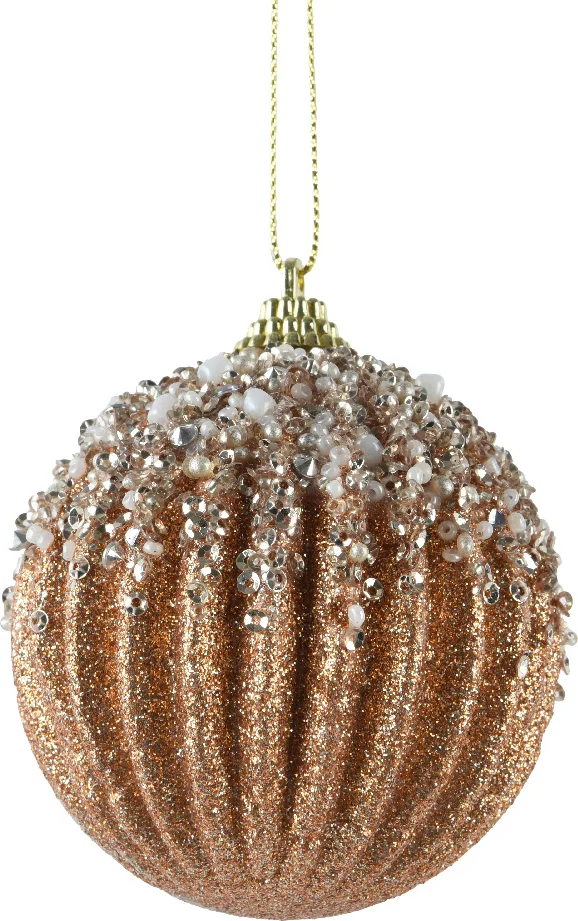 Decoris kerstbal brandy D 8 cm