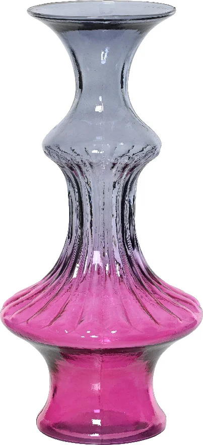 Decoris vaas roze D 18 H 37 cm