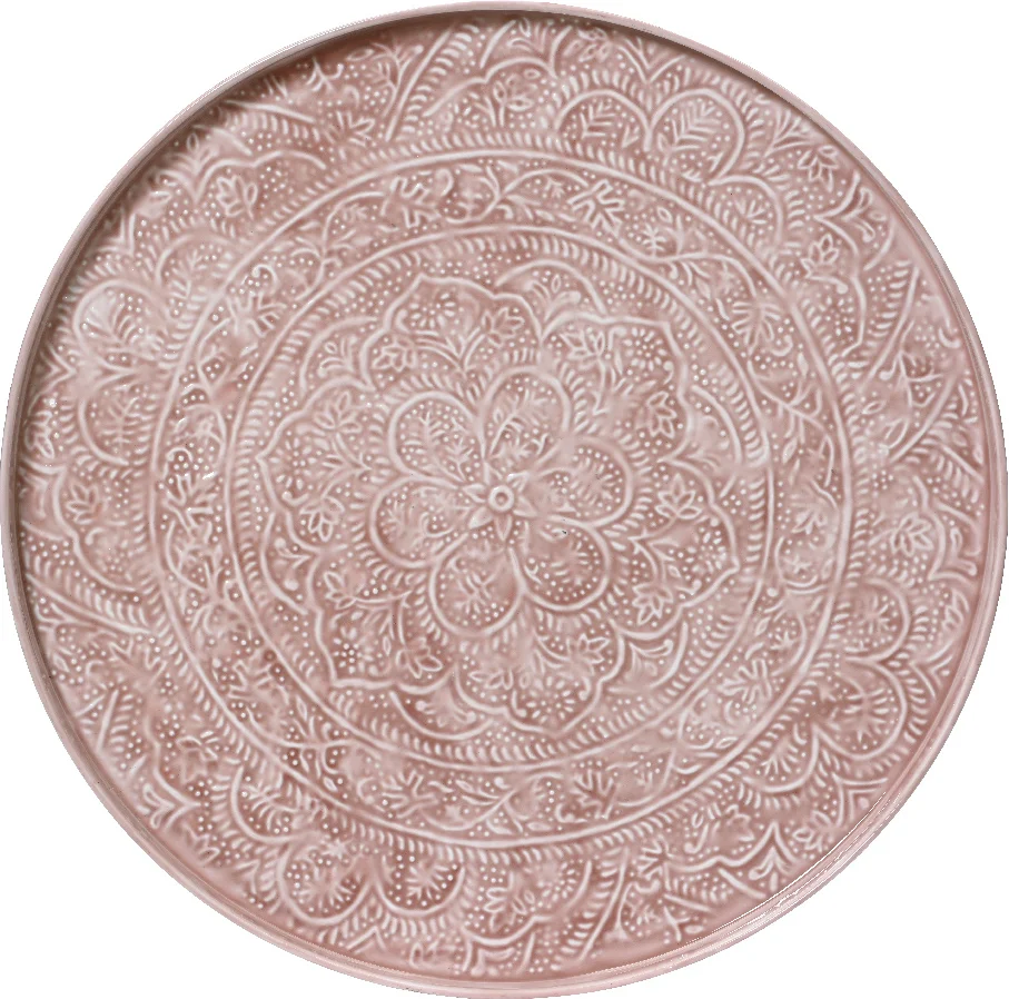 Decoris decoratiebord Cura paars D 60 H 3 cm