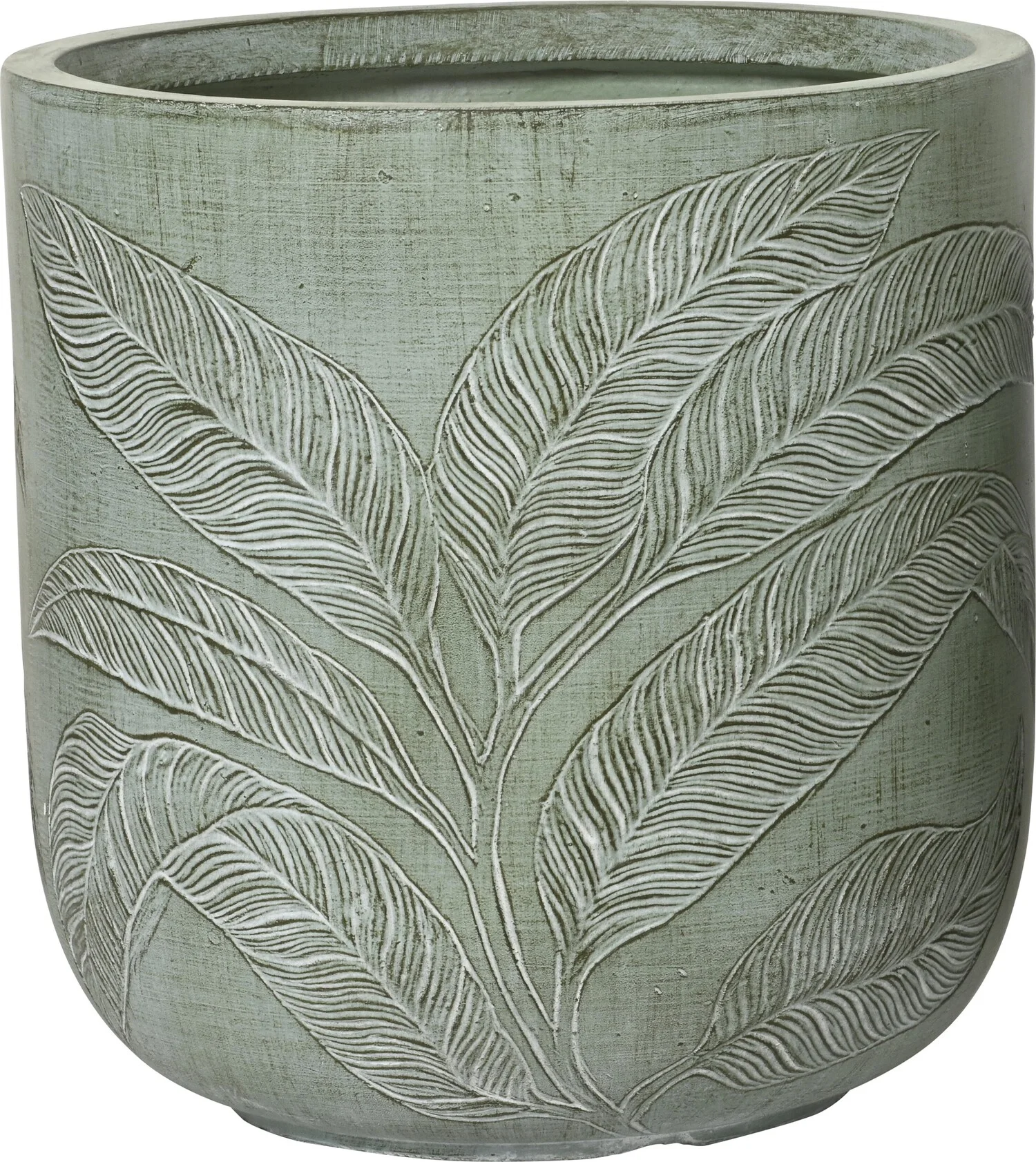 Bloempot Coco groen D 38 H 39 cm