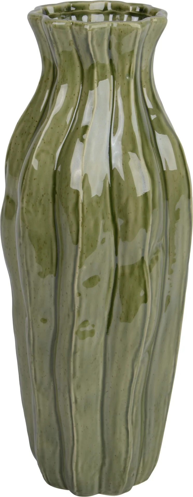 Decoris vaas Jun groen D 16,5 H 41,5 cm