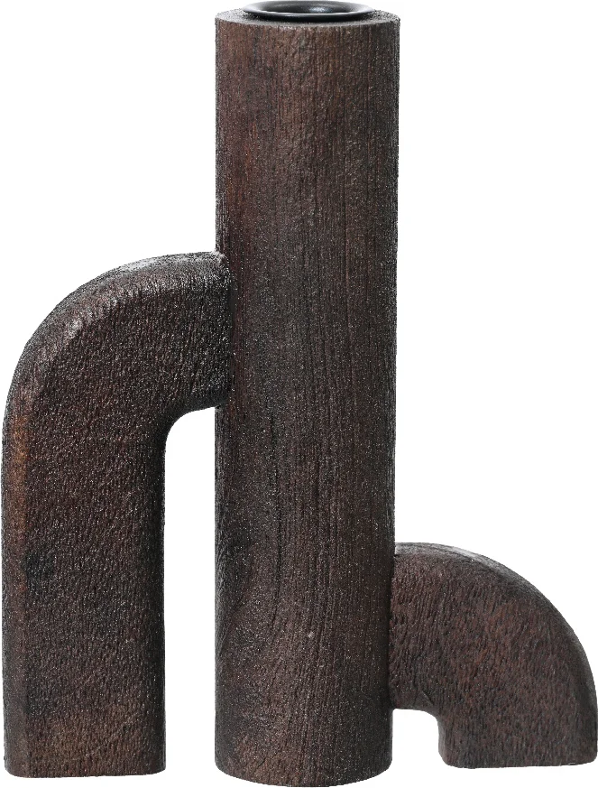 Decoris kandelaar Chim naturel 13 x 4 x 17 cm