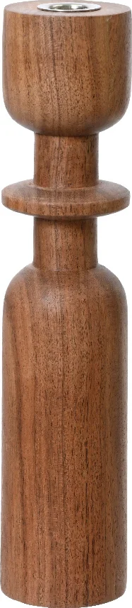 Decoris kandelaar Lo naturel D 6,5 H 30 cm