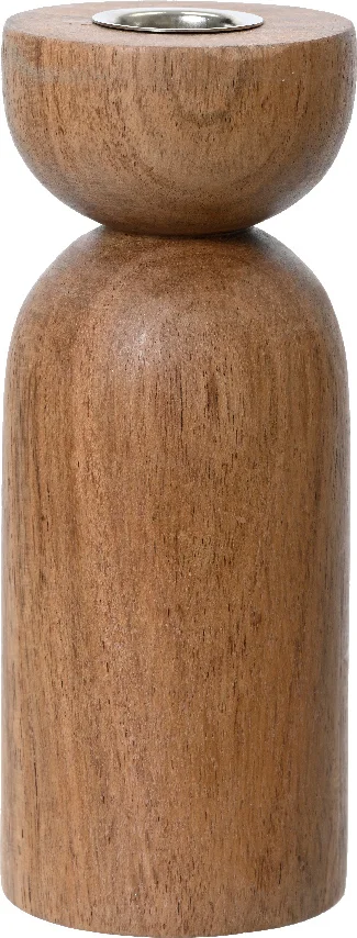 Decoris kandelaar naturel D 6 H 15 cm