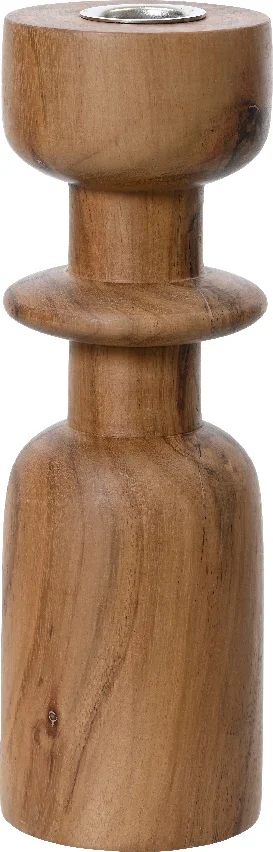 Decoris kandelaar Lo naturel D 6,5 H 20 cm